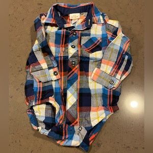 Cat & Jack Onesie Dress Shirt